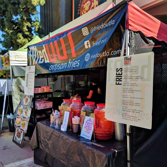 Fried Out - Melrose Trading Post booth (Foodzooka)