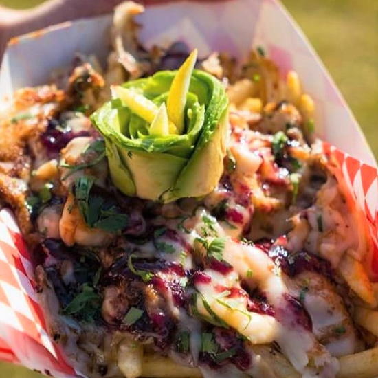 Pinch Of Flavor (courtesy) - Lobster fries with an avocado rose