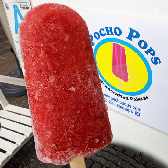 Pocho Pops - Strawberry Paleta (Foodzooka)