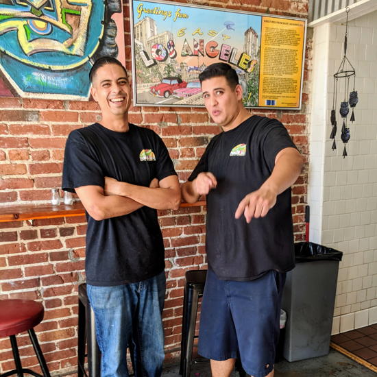 Street Tacos and Grill - Owners Arturo and Leo Aguilar (Foodzooka)
